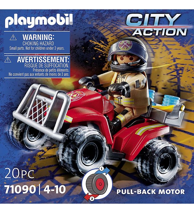 Playmobil City Action - Fire Department - Speed Quad - 71090 - 2