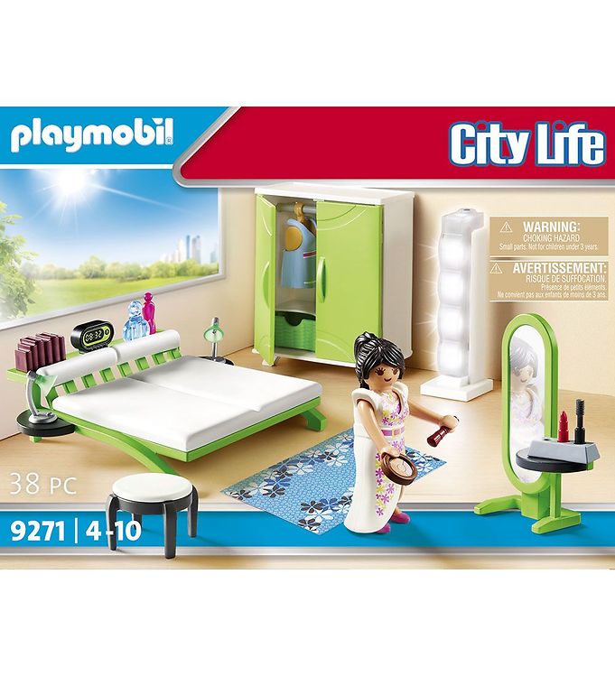 Playmobil Life Bedroom - 9271 - 38 Parts » Shipping