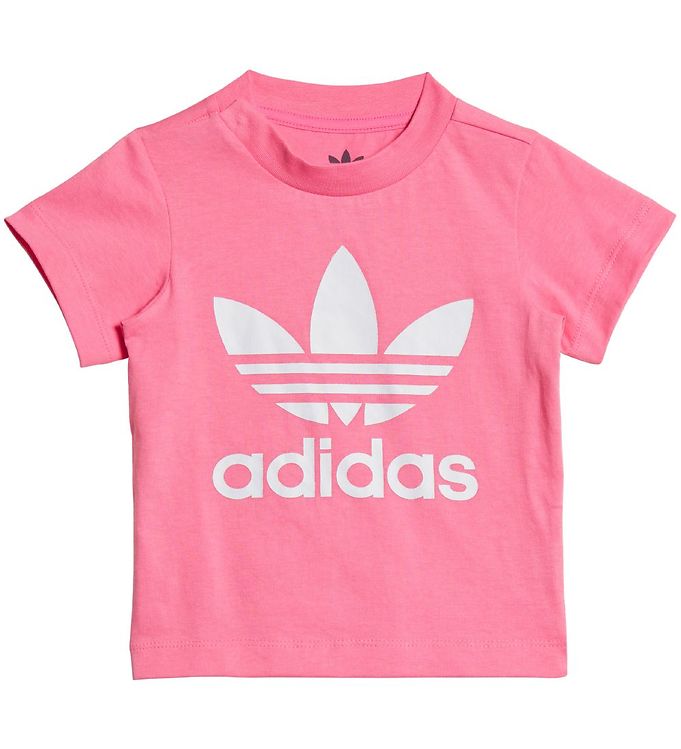 adidas Originals T-shirt - Shipping Prompt Pink - Tee » Trefoil