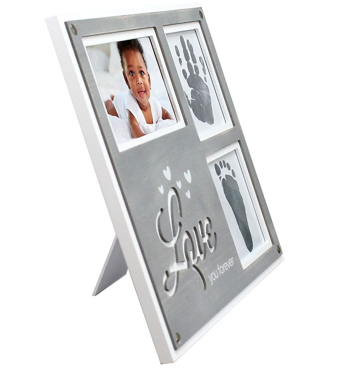 Glitter online footprints frame