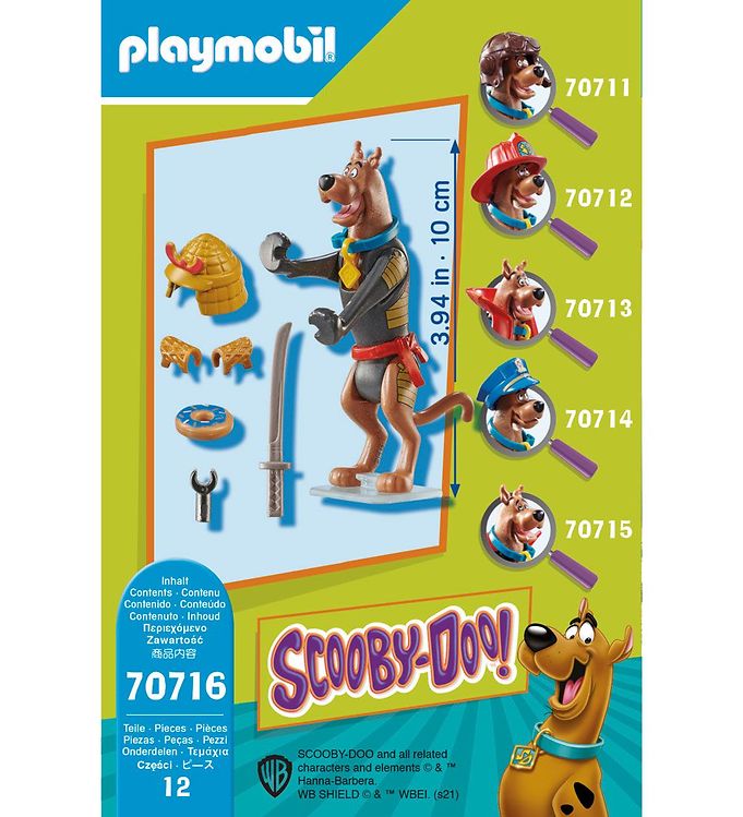 Playmobil SCOOBYDOO! Samurai figurine Collector's item 70716 12 D