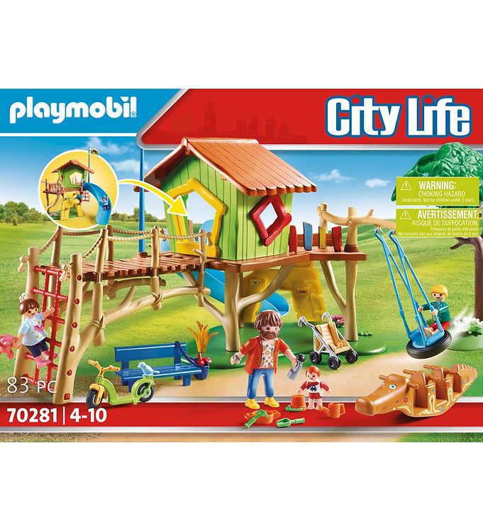 PLAYMOBIL City Life 70281 Adventure Playground, from 4 Years