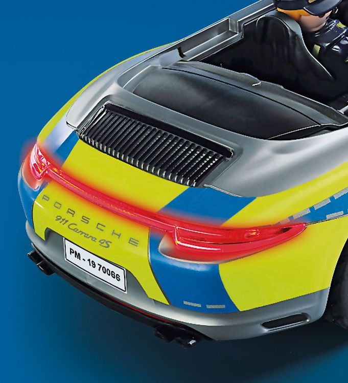 Playmobil - Porsche 911 Carrera 4S Police Car - Grey - 70066 - 3