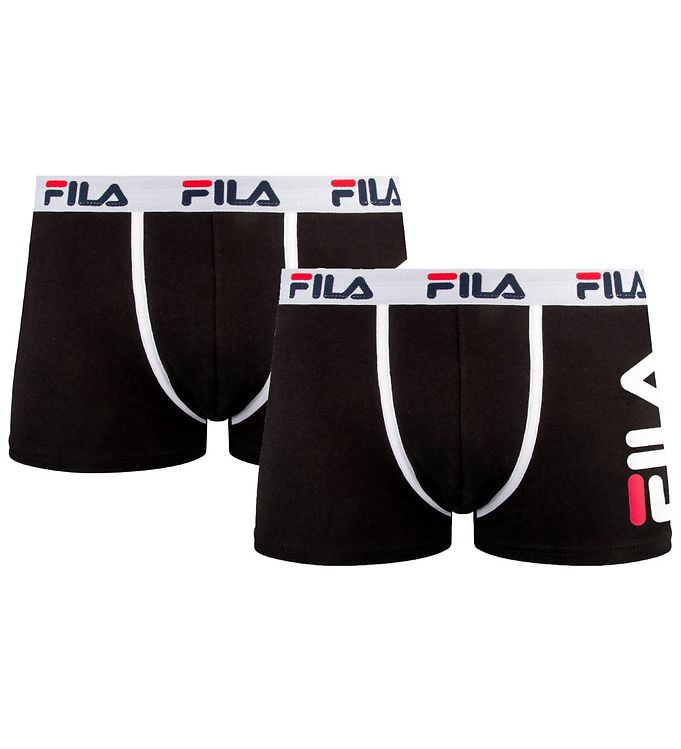 Opknappen massa Consequent Fila Boxers - 2-Pack - Black w. Logo » Cheap Delivery