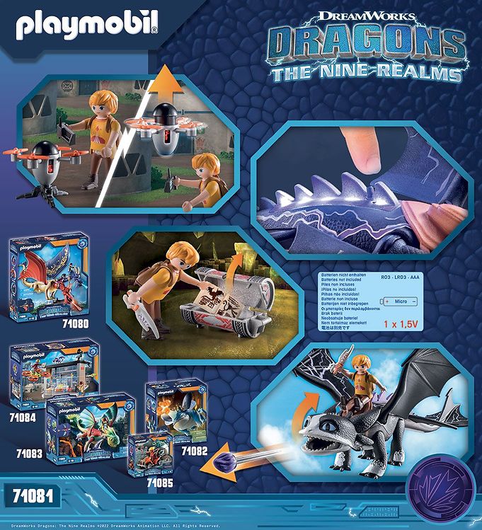 Playmobil Dragons: Realms - Thunder & - 71081 -