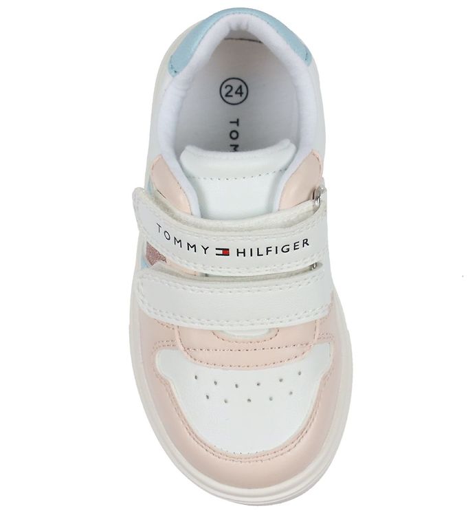Tommy Hilfiger Sneakers - Velcro White Pastel multi