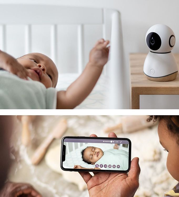 Maxi-Cosi Babyphone av. WiFi - Connecté Home - See - Blanc