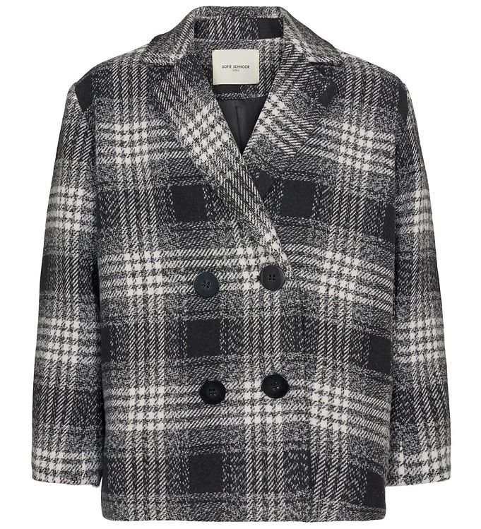 simi check coat