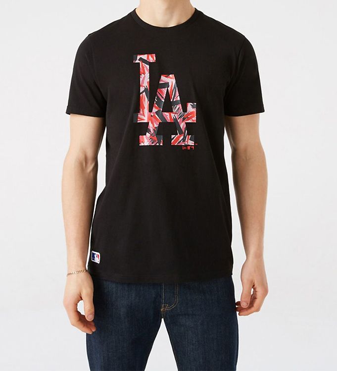 New Era T-Shirt - Los Angels Dodgers - Black/Pink » Kids Fashion