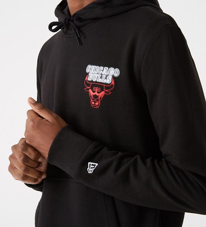 New era Team Logo Po Chicago Bulls Hoodie Black