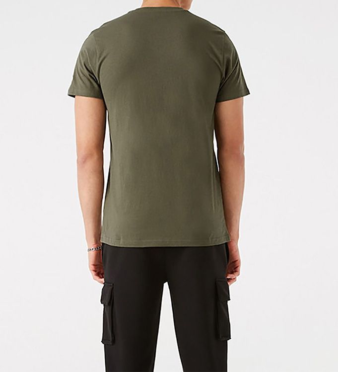 Oversized T-shirts- Olive Green Chicago Printed T-shirts Online