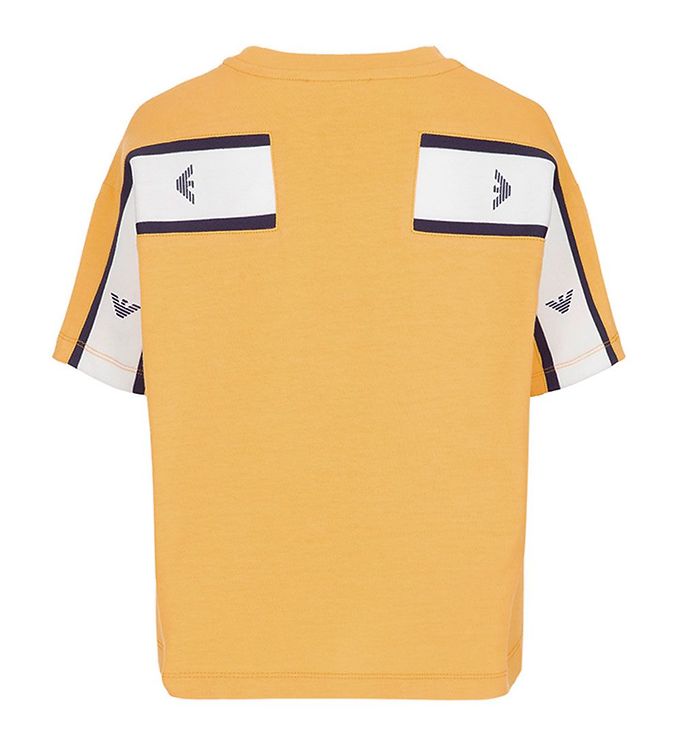 yellow armani shirt