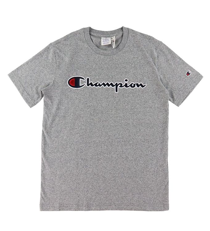 Ongewapend Incident, evenement Probleem Champion Fashion T-shirt - Grey w. Logo » Order Online