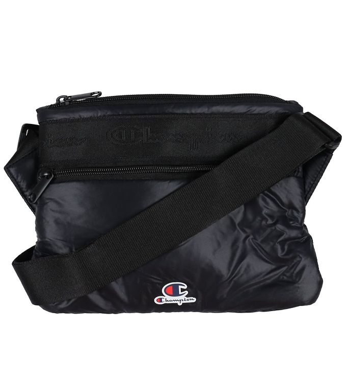 Champion Shoulder Bag - Black w. Logo » Shipping