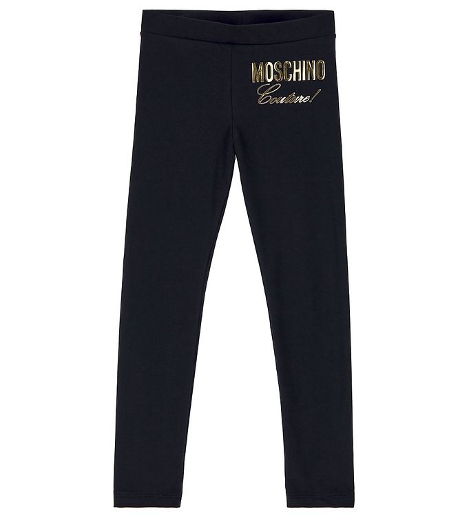 Moschino Leggings - Black w. Gold » New Products Every Day