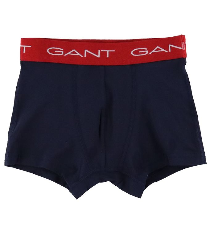 GANT Boxers - 3-Pack - Trunk - Blue/Red » Always Cheap Shipping