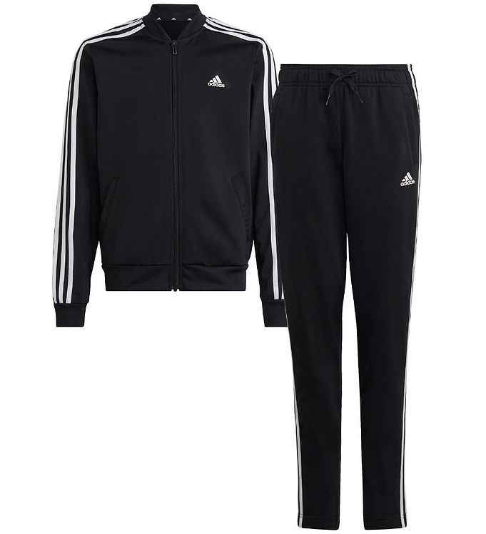 Adidas zwart met witte strepen online
