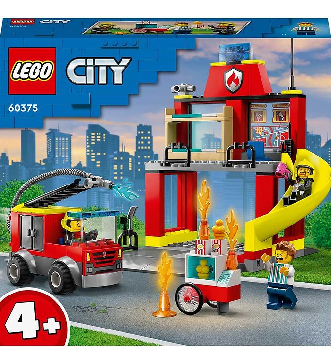 LEGO City La Caserne et le Camion des Pompiers 60375 LEGO : le