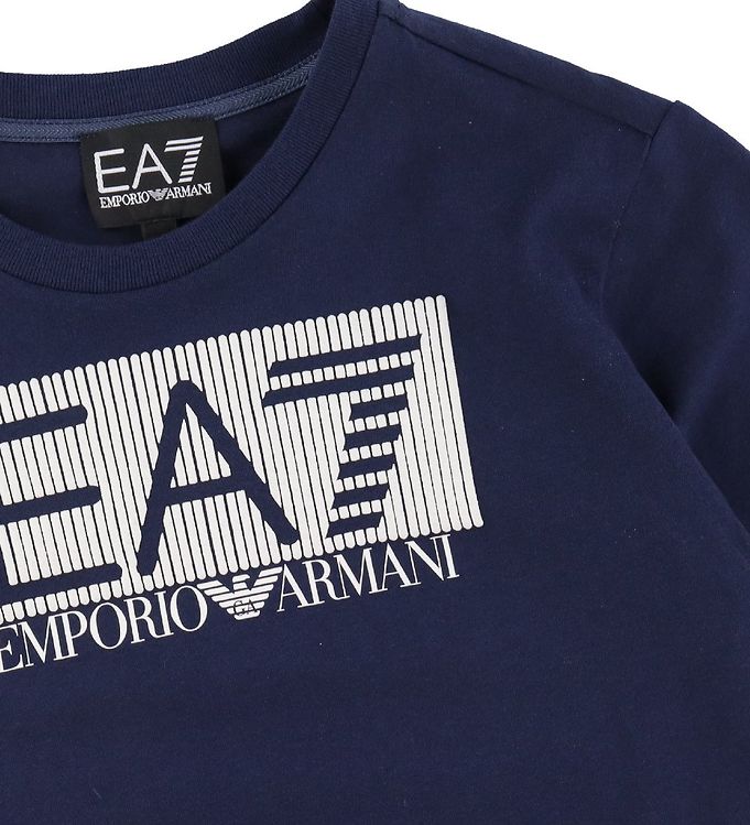 verwarring straf zwaan EA7 T-shirt - Navy w. White » Always Cheap Delivery