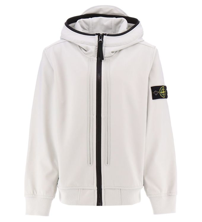 auditorium kever Klimatologische bergen Stone Island Softshelljassen - Giubbotto - Pearl Grey