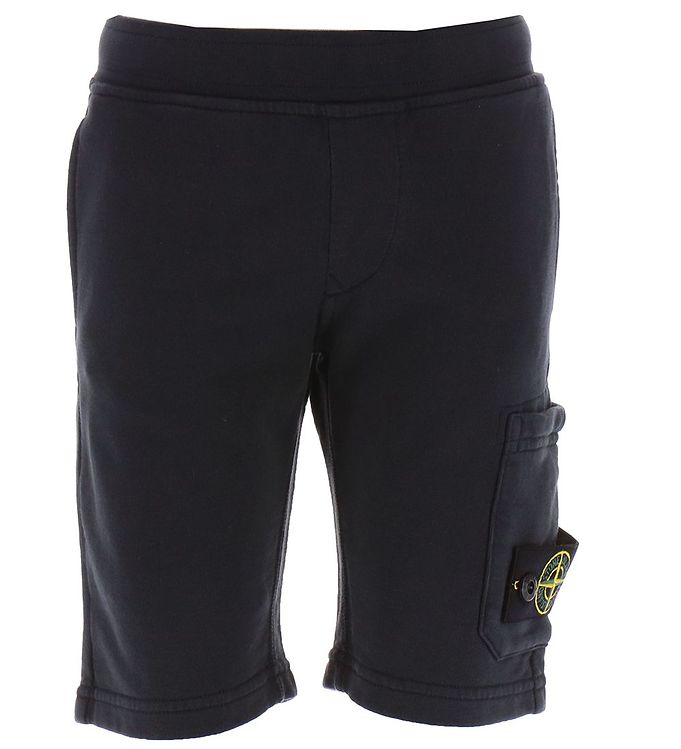 Stone Island Sweatshorts Marinblå