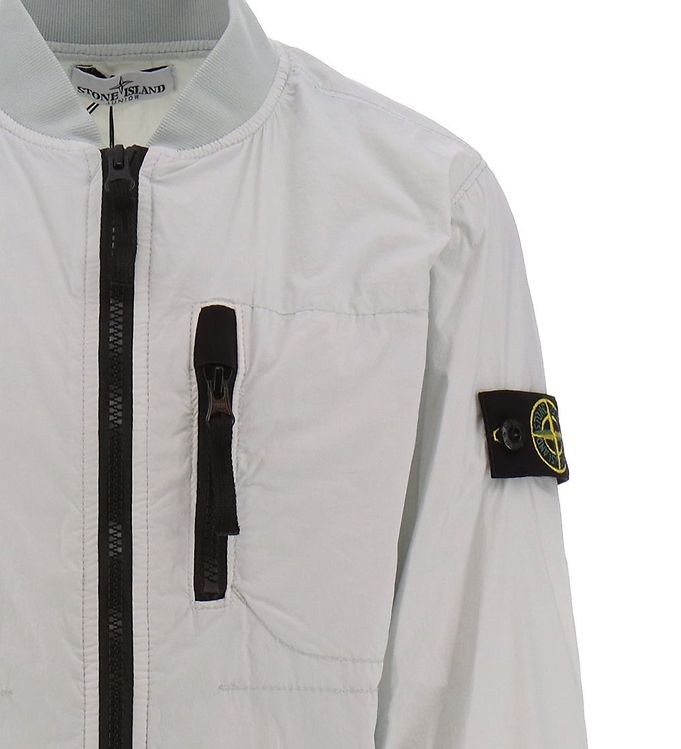 Stone Island Jas - - Pearl Grey » Goedkope Levering