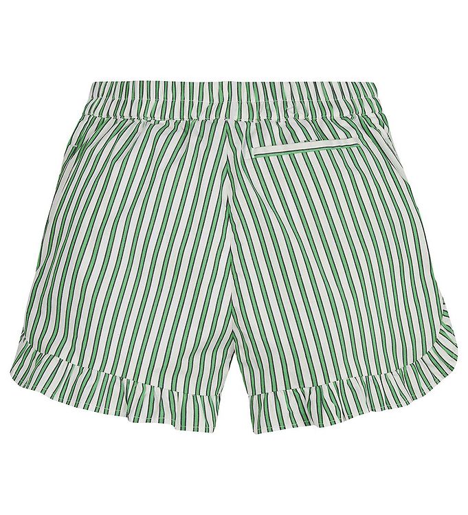 Tommy Hilfiger Shorts - Striped - Lime Strip