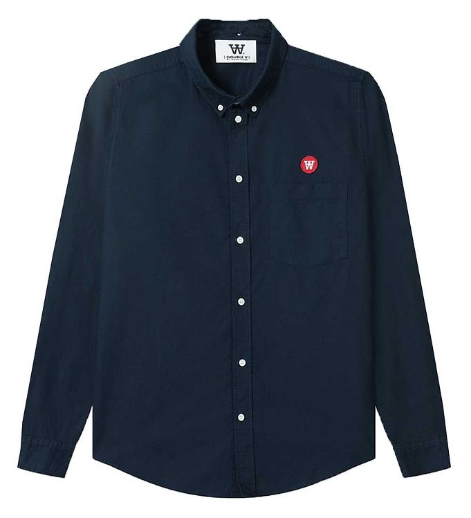 Wood Wood Skjorta Tod Shirt Marinblå