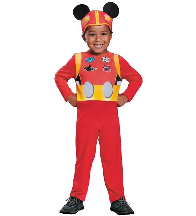 Deguisement mickey 3-4 ans enfant (combinaison, coiffe) - costume