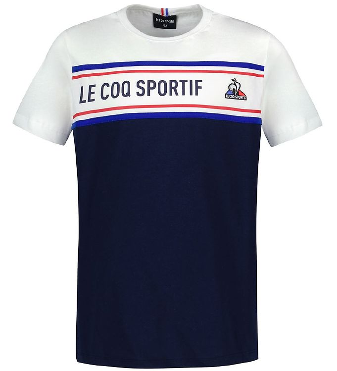 Watt Leesbaarheid ongezond Le Coq Sportif T-Shirt - TRI - Donker Blauw/Wit » Koop Hier