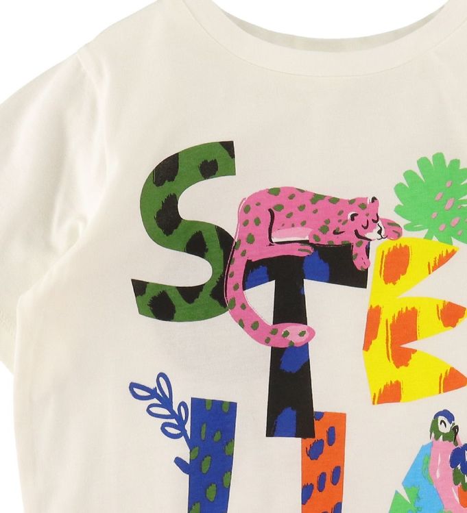 Stella McCartney Kids T-shirt - White w. Print » Shop Right Now