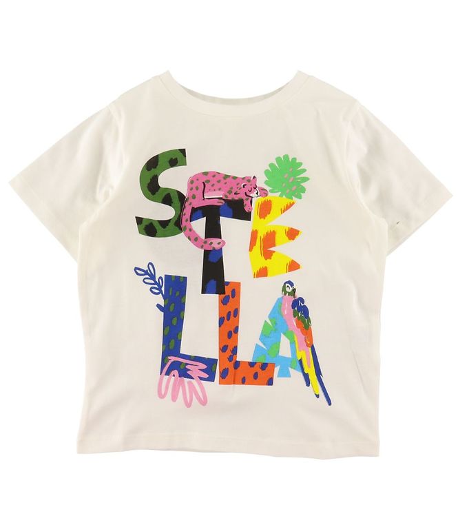 Stella McCartney Kids T-shirt - White w. Print » Shop Right Now
