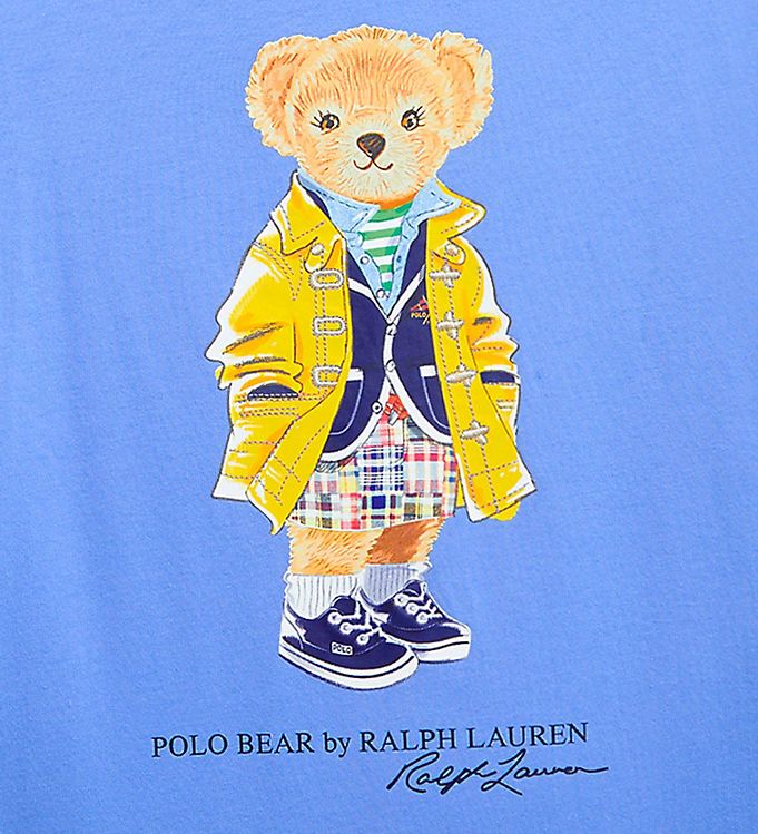 Polo Ralph Lauren T-shirt - Watch Hill - Light Blue w. Soft Toy