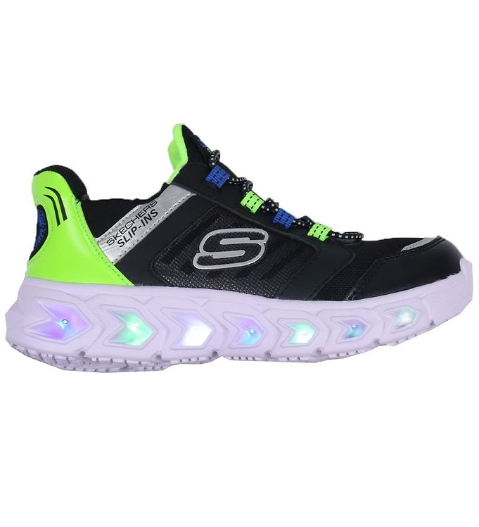 Skechers Sneakers Light - Slip-Ins - Black/Lime