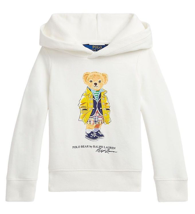 Polo ralph lauren hoodie white deals