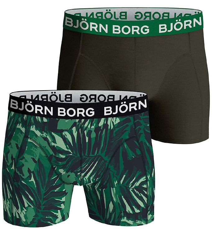 Rechtdoor Corporation Document Björn Borg Boxers - 2-Pack - Green/Black » New Styles Every Day