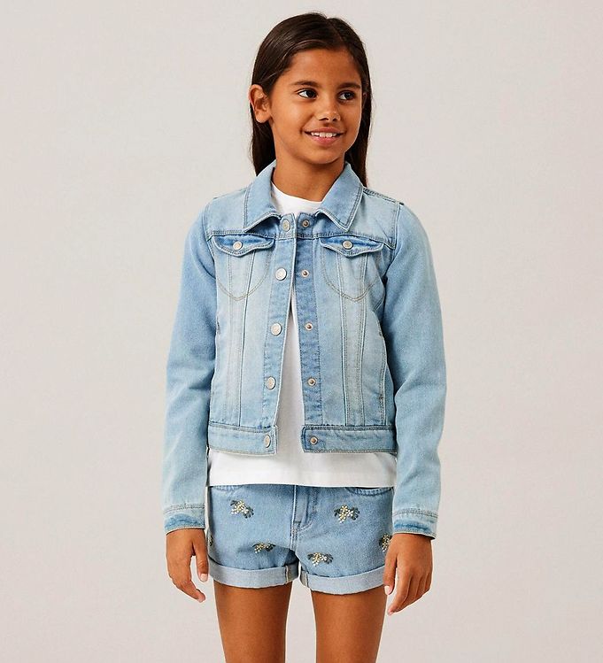 Denim NkfStar Name - - Blue Noos Light - Jeansjacke It