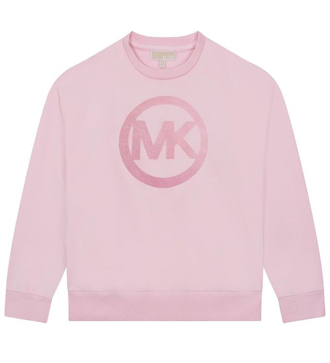 Michael Kors Sweatshirt - Washed Pink w. Sequins » Fast Shipping