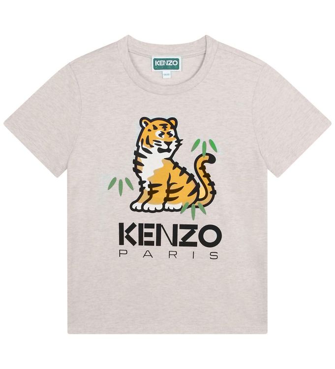 Kenzo Paris Pink Classic Tiger Short Sleeve T-Shirt