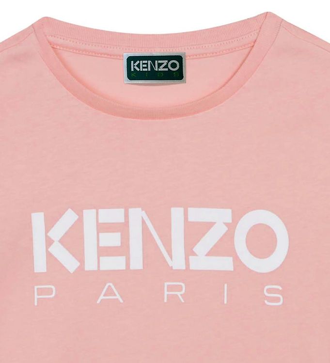 Ruïneren loterij Assimileren Kenzo T-Shirt - Roze m. Wit » Altijd Goedkope Levering