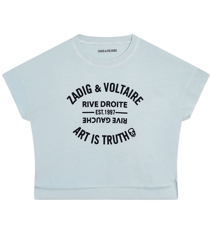 & Voltaire T-shirt - - Light w. Black