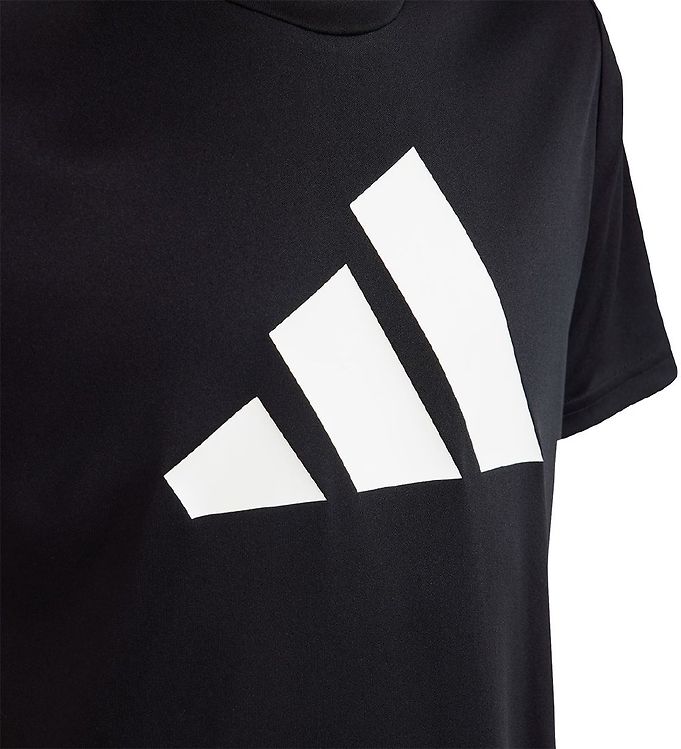 Black/White TR-ES U T Performance Logo - T-shirt adidas -