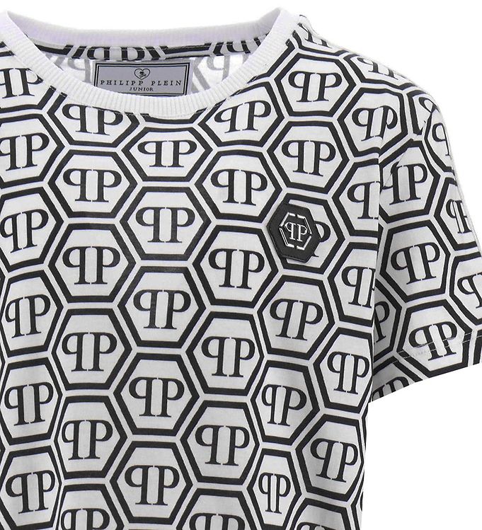 of Volgen uitdrukken Philipp Plein T-Shirt - Zwart/Wit M- Logo » Goedkope Levering
