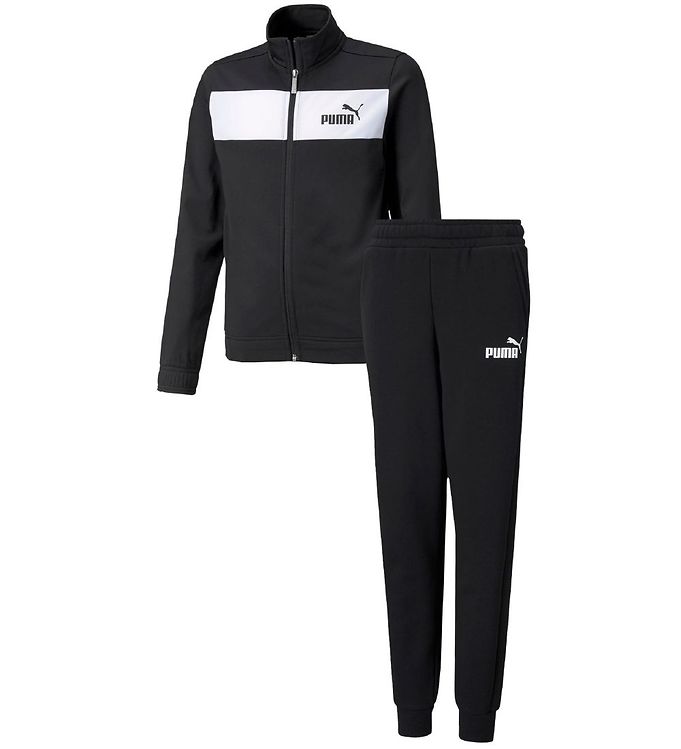 Puma Tracksuit - Poly Suit - Black » Cheap