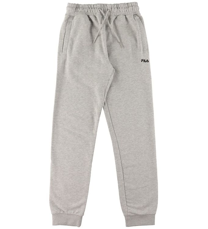 Fila sweatpants with logo in gray