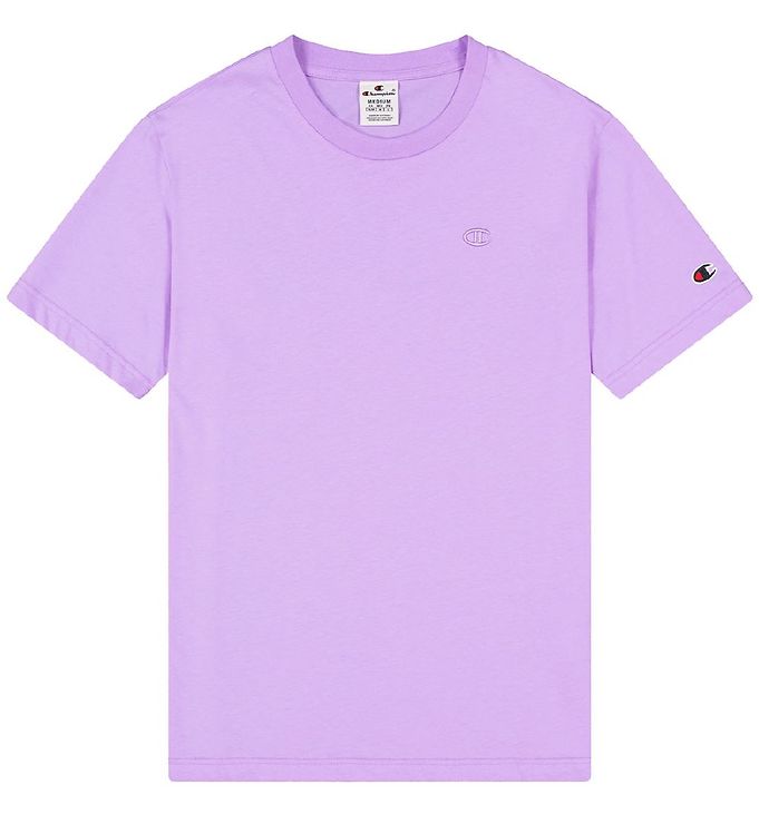 Champion Fashion T-shirt - neck - Purple Cheap Shipping » Crew