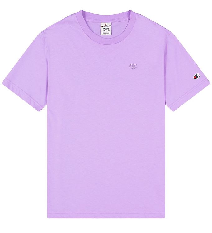 Champion Fashion T-shirt - Crew neck - Purple » Cheap Shipping