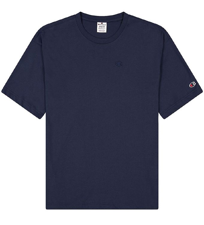Champion Fashion T shirt Crew neck Navy Quick Shipping