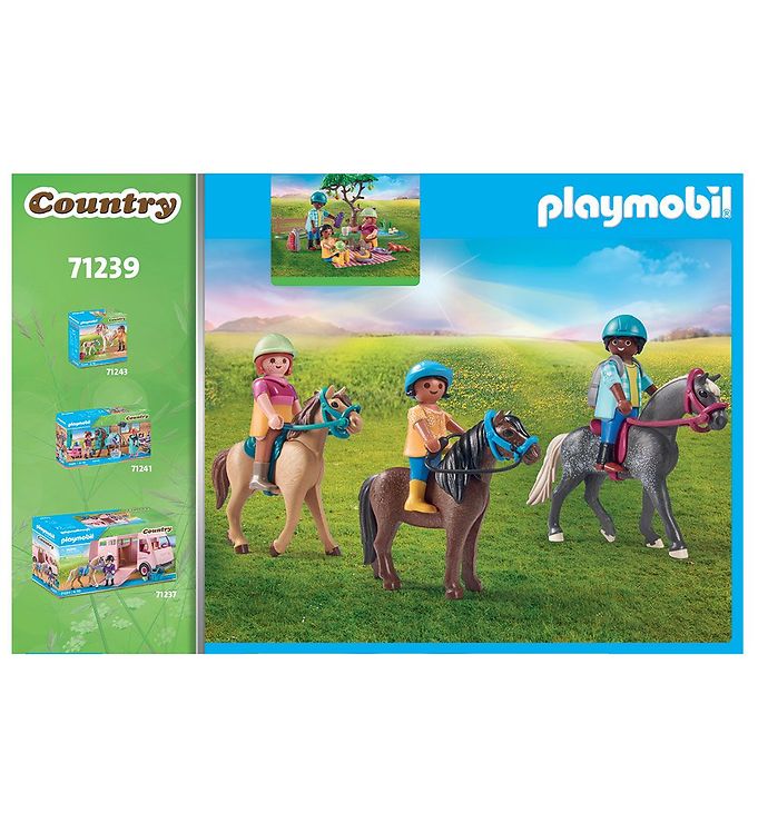 PLAYMOBIL 6947 Country - Cavaliers Avec Poneys Et Cheval 