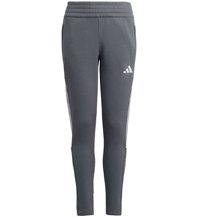 Adidas dark grey sweatpants deals